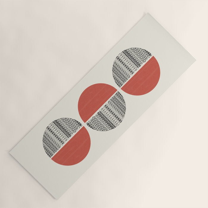 Minimalist circles Yoga Mat Gallery Image 1