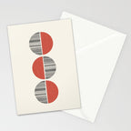 Minimalist circles Stationery Card Gallery Image 2