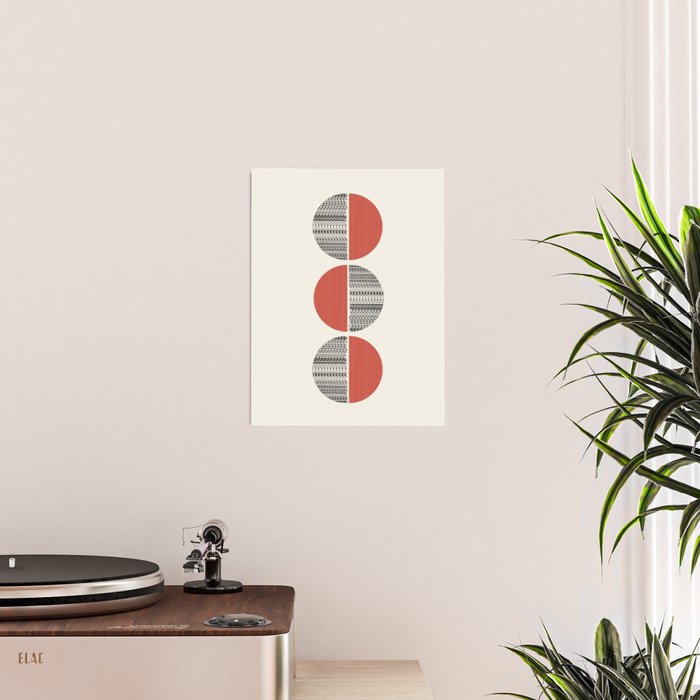 Minimalist circles Poster Gallery Image 2