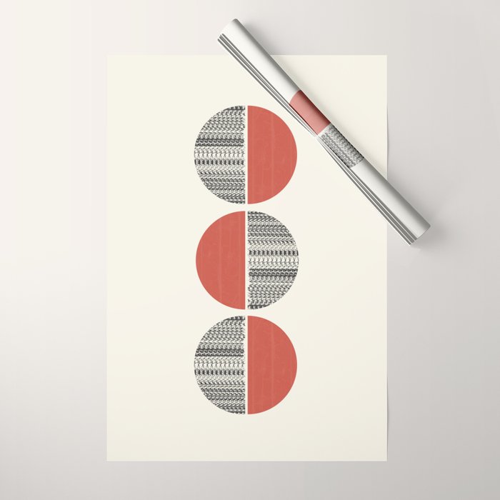 Minimalist circles Wrapping Paper Gallery Image 1