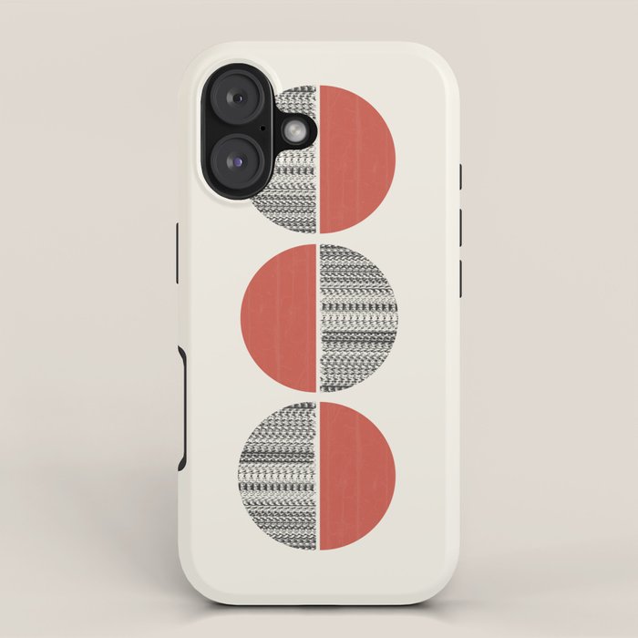 Minimalist circles iPhone Case Gallery Image 1