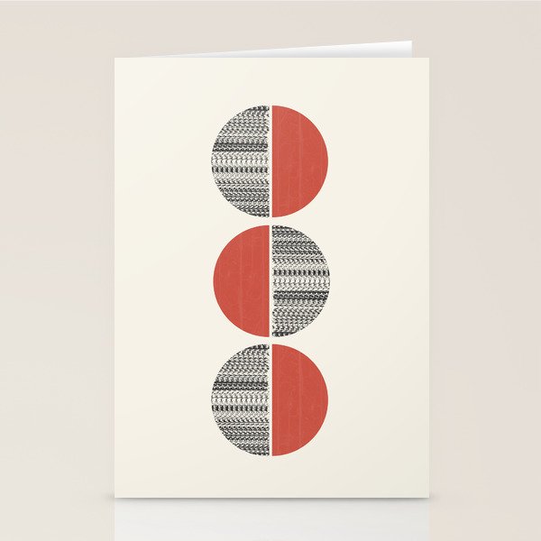 Minimalist circles Stationery Card Gallery Image 1