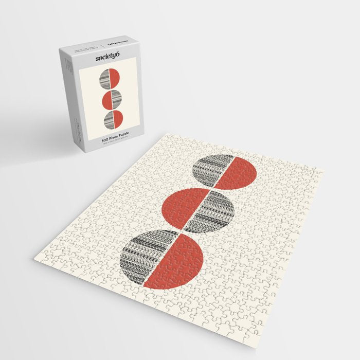 Minimalist circles Jigsaw Puzzle Gallery Image 2