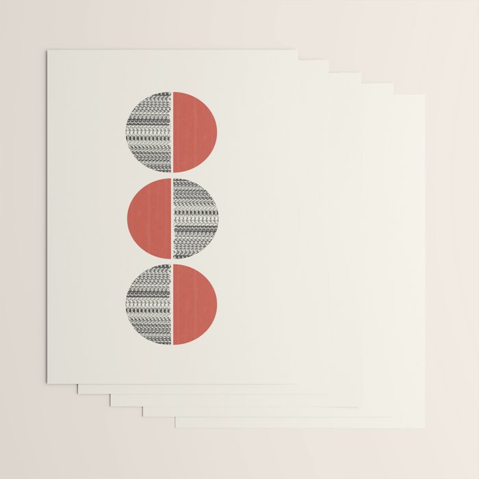 Minimalist circles Wrapping Paper Gallery Image 3