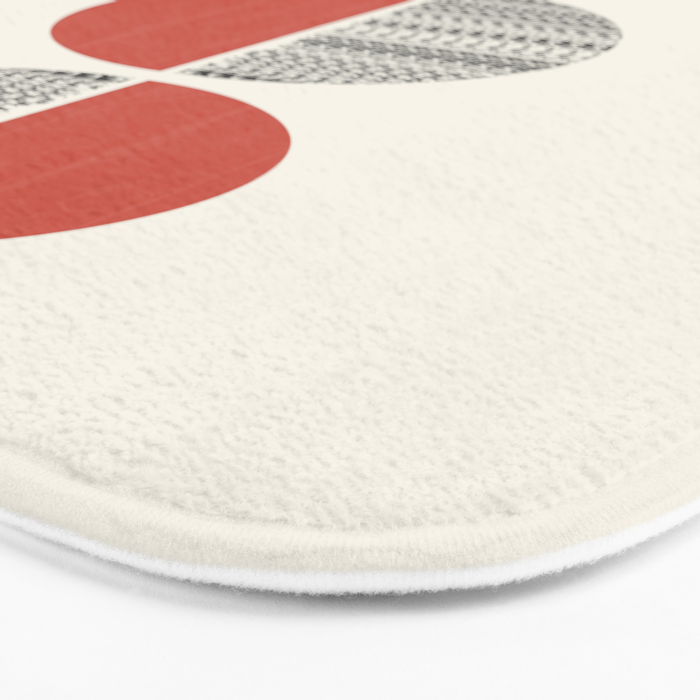Minimalist circles Bath Mat Gallery Image 3