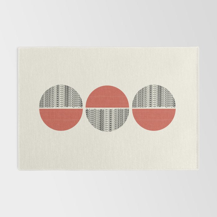 Minimalist circles Rug Gallery Image 2