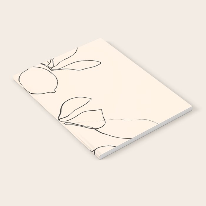 Minimal Lemons Notebook Gallery Image 2