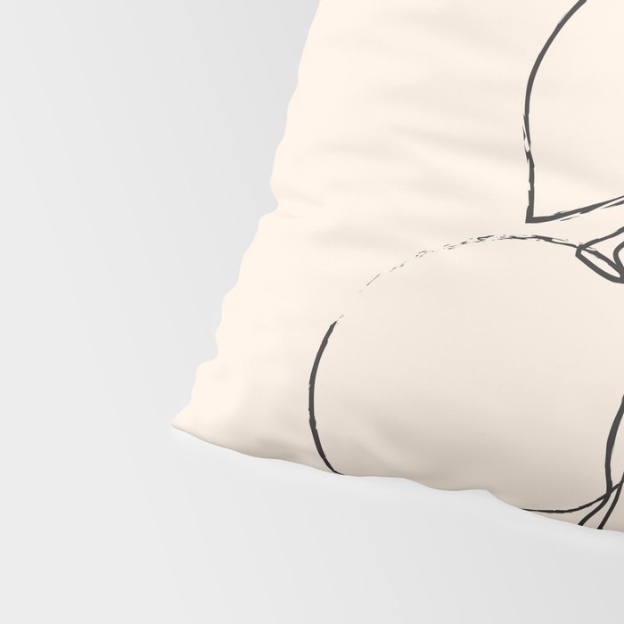 Minimal Lemons Pillow Sham Gallery Image 4