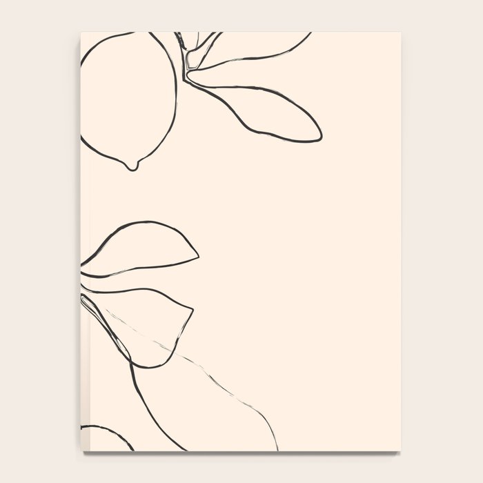 Minimal Lemons Notebook Gallery Image 4
