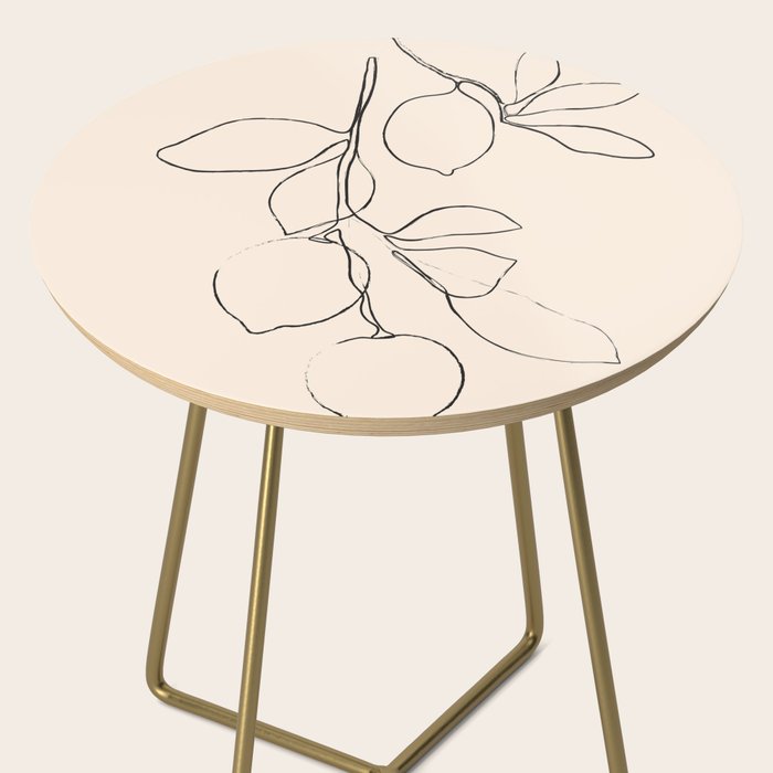 Minimal Lemons Side Table Gallery Image 2