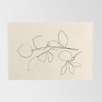 Minimal Lemons Rug Gallery Image 2