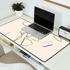 Minimal Lemons Desk Mat Gallery Image 2