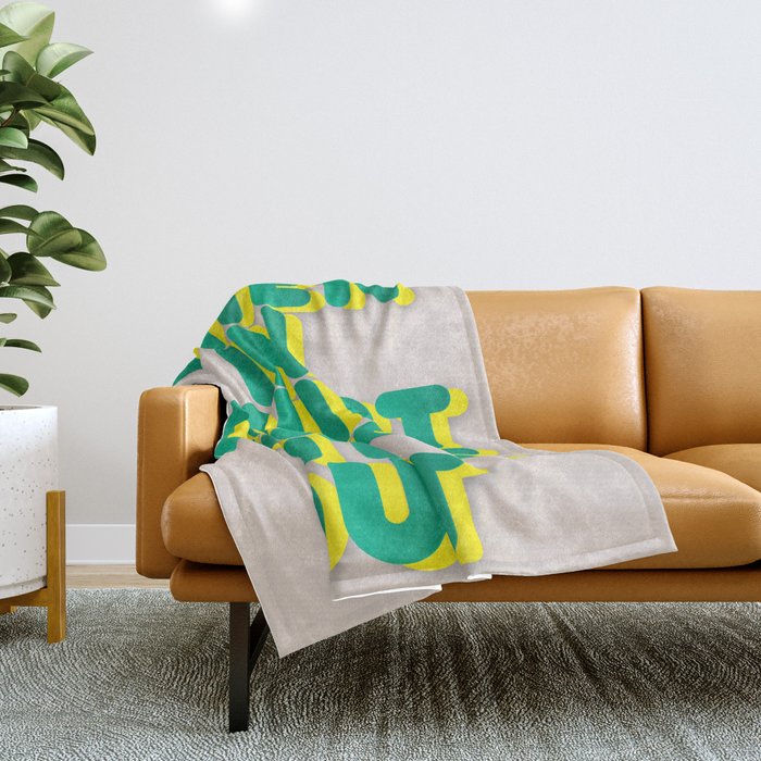 When in doubt dance it out no2 Throw Blanket Gallery Image 1