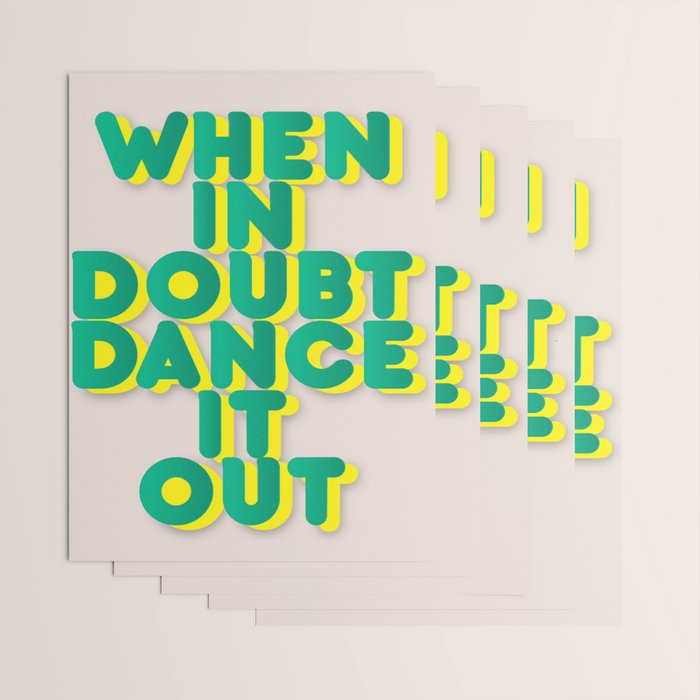 When in doubt dance it out no2 Wrapping Paper Gallery Image 3