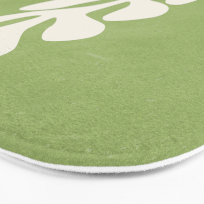 Forest Green Leaf: Matisse Paper Cutouts V Bath Mat Gallery Image 3