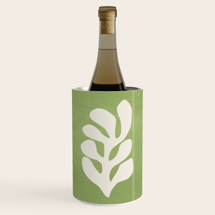 Forest Green Leaf: Matisse Paper Cutouts V Wine Chiller Gallery Image 1