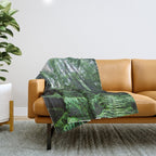 Redwood National Park- Pacific Northwest Nature Photography Throw Blanket Gallery Image 1