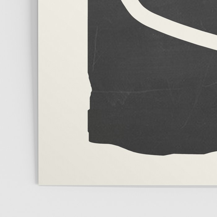 abstract minimal 57 Black & White Poster Gallery Image 3