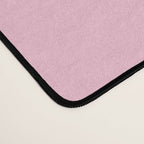 Festive Pink and Red Christmas Ribbons and Bows hand drawn Collection on Pastel Pink Desk Mat Gallery Image 4