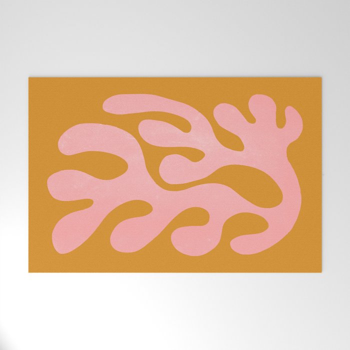 Lilac & Sundown: Matisse Paper Cutouts 03 Welcome Mat Gallery Image 1
