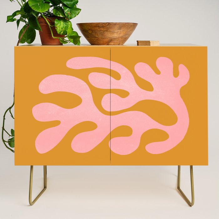 Lilac & Sundown: Matisse Paper Cutouts 03 Credenza Gallery Image 1