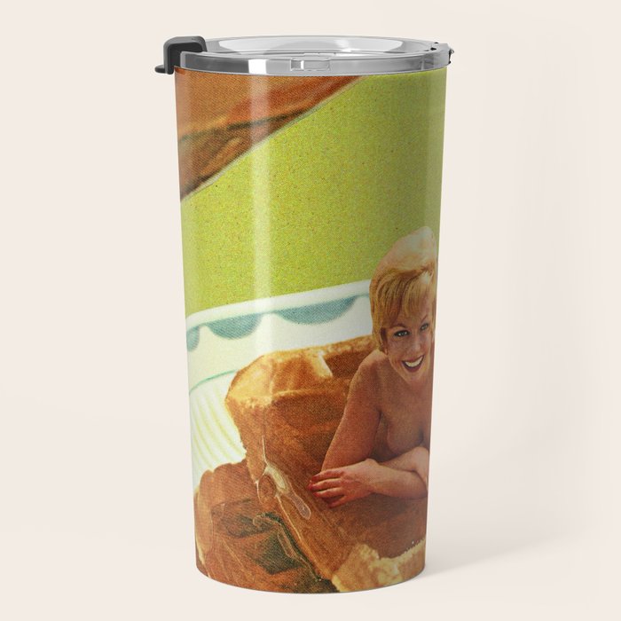 Pour some syrup on me - Breakfast Waffles Travel Mug Gallery Image 3
