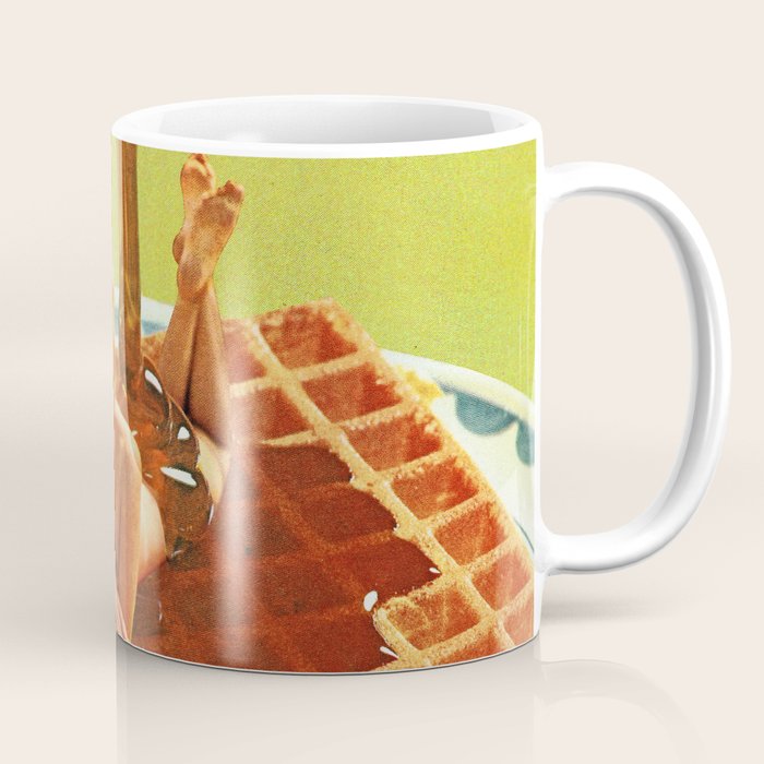 Pour some syrup on me - Breakfast Waffles Coffee Mug Gallery Image 1