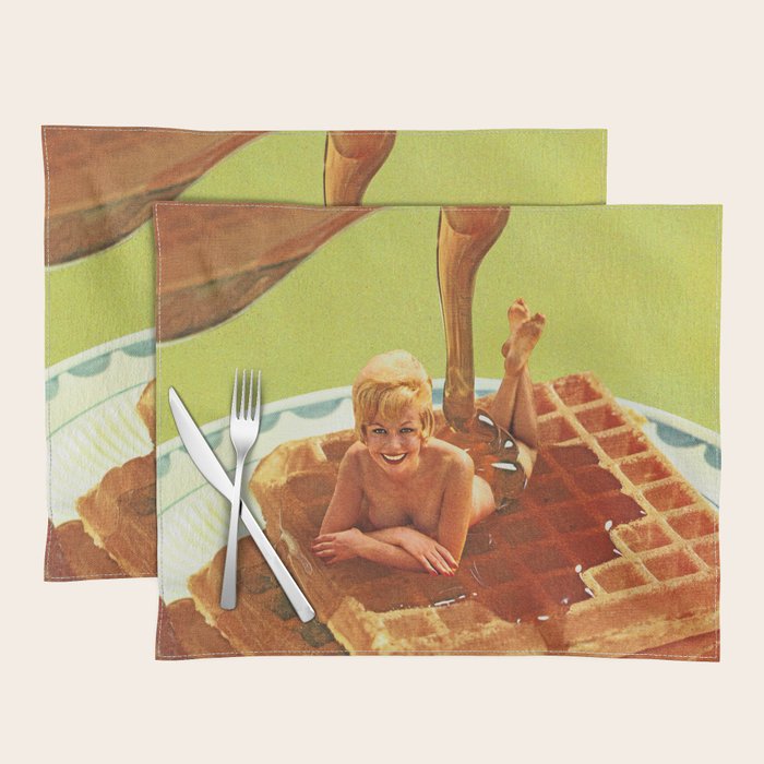 Pour some syrup on me - Breakfast Waffles Placemat Gallery Image 1