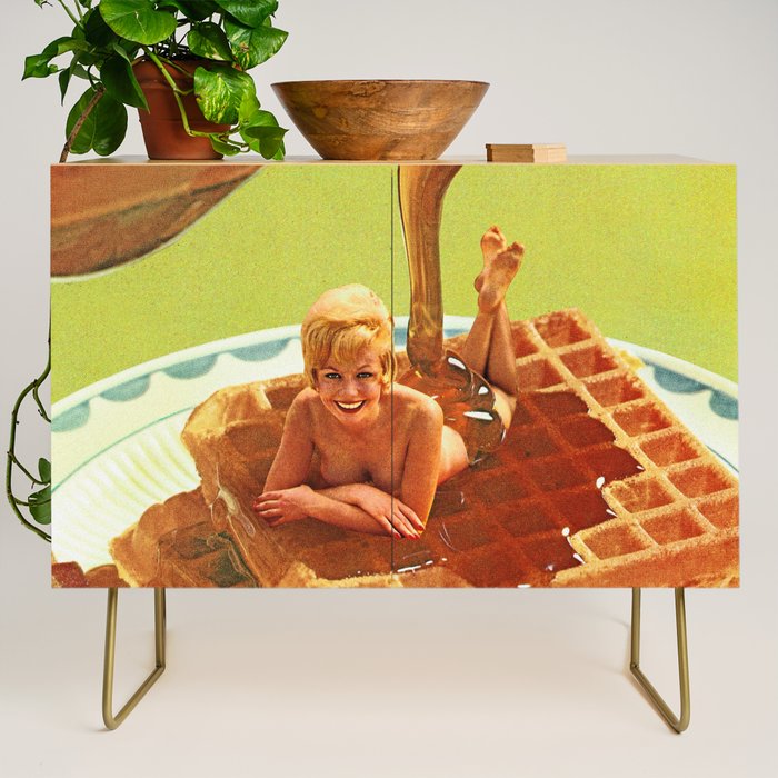 Pour some syrup on me - Breakfast Waffles Credenza Gallery Image 1