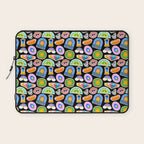 Retro cartoon label sticker pattern Laptop Sleeve Gallery Image 1