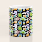 Retro cartoon label sticker pattern Coffee Mug Gallery Image 4