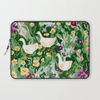 Ducks and Wildflowers Laptop Sleeve Gallery Image 1