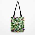 Ducks and Wildflowers Tote Bag Gallery Image 2
