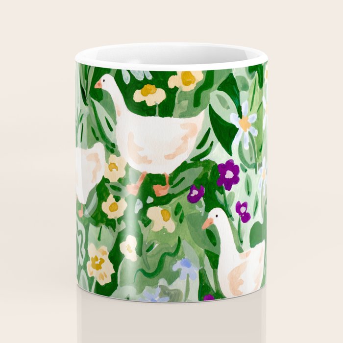 Ducks and Wildflowers Coffee Mug Gallery Image 4