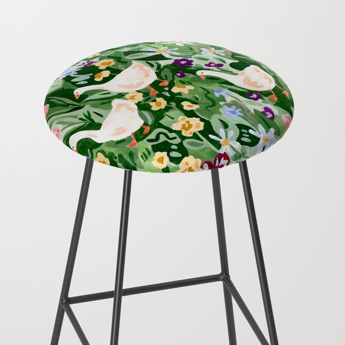 Ducks and Wildflowers Stool Gallery Image 2