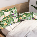 Ducks and Wildflowers Pillow Sham Gallery Image 2