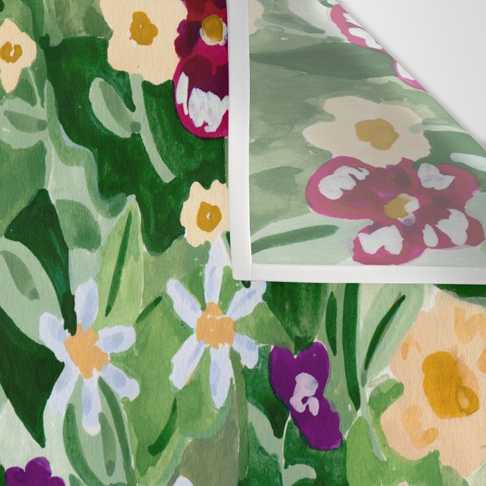 Ducks and Wildflowers Wall Tapestry Gallery Image 3