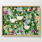 Ducks and Wildflowers Serving Tray Gallery Image 1