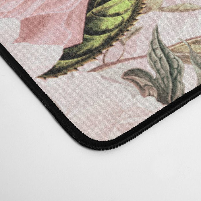 Vintage & Shabby Chic - Sepia Pink Roses  Desk Mat Gallery Image 4