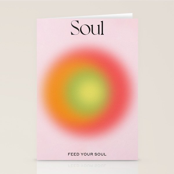 Soul: Aura Gradient 03 Stationery Card Gallery Image 1