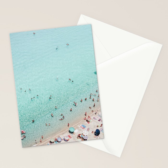 Busy Beach Stationery Card Gallery Image 2