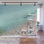 Busy Beach Wall Mural Gallery Image 1