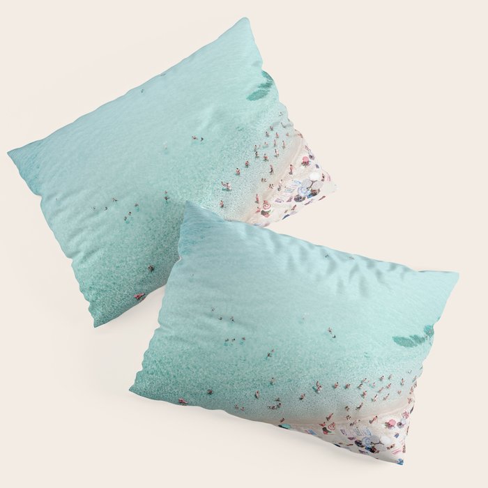 Busy Beach Pillow Sham Gallery Image 3
