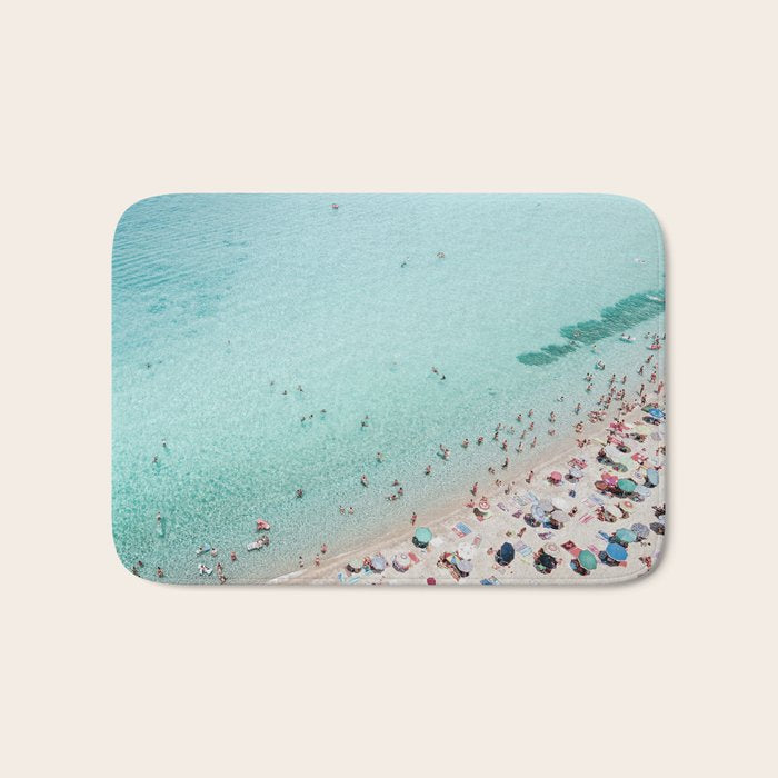 Busy Beach Bath Mat Gallery Image 1
