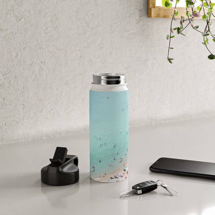 Busy Beach Water Bottle Gallery Image 5