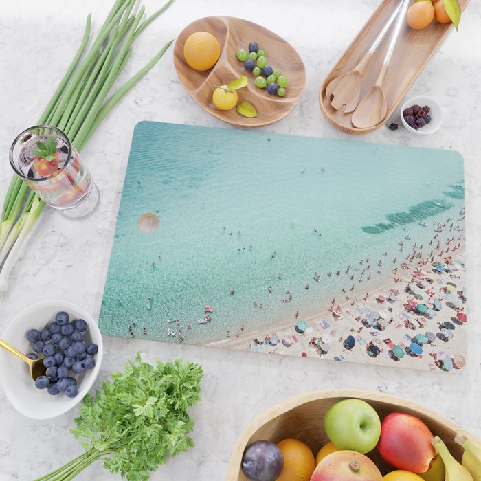 Busy Beach Cutting Board Gallery Image 2
