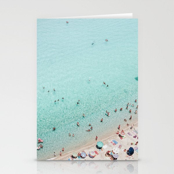 Busy Beach Stationery Card Gallery Image 2