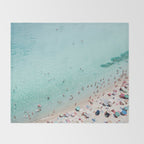 Busy Beach Throw Blanket Gallery Image 2