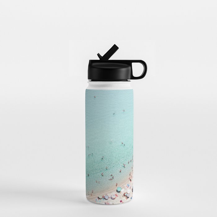 Busy Beach Water Bottle Gallery Image 1