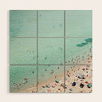 Busy Beach Wood Wall Art Gallery Image 1
